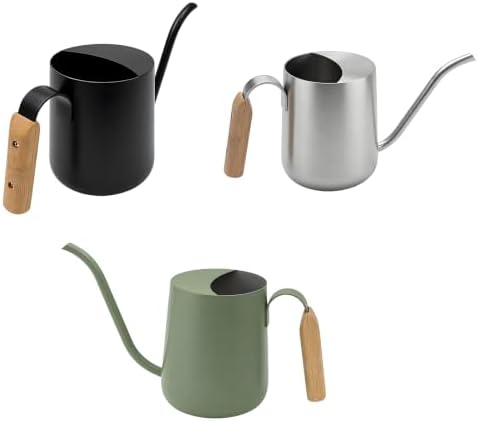 Indoor Plant Watering Can, Stainless Steel Long Spout Watering Can for Potted, Balcony Pots and Home Care Stainless Steel Indoor Plant Long Spout Metal Waterer Balcony Planter Pour Control Care - Image 4