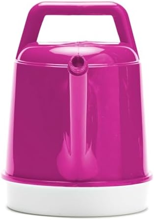 Bloem Deluxe 2 Gallon Plastic Watering Can - Indoor/Outdoor with 256 Fl Oz Capacity, Removable Nozzle, Shatterproof, Fuchsia - Image 5