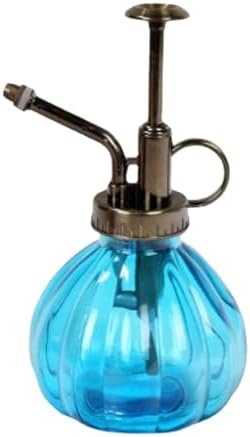 KeuLen Empty Glass Spray Bottle, Handheld Plant Mister Water Sprayer with Fine Mist, Vintage Retro Style for Indoor Plants (1 PC)(Blue) by Unknown