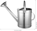 Beavorty 5l Metal Watering Can with Spray Spout and Fixed Handle, Indoor and Outdoor Plant Water Pot for Houseplants, Succulents, Flowers, Thickened Stainless Steel Sturdy Garden Watering - Image 2