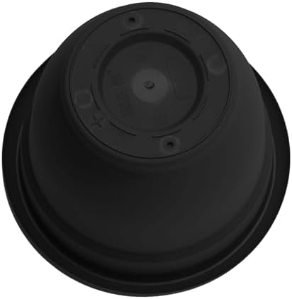 Bloem Ariana 8" Plastic Self-Watering Planter, Black, 4-Pack - Image 7