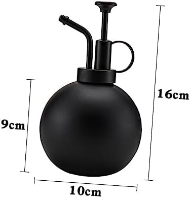 Watering Can and Spray Bottle 500ml Stainless Steel Xmas Black - Image 2
