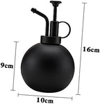 Watering Can and Spray Bottle 500ml Stainless Steel Xmas Black - Image 2
