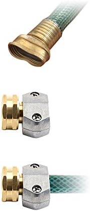 10 Pack - Gilmour Heavy Duty Brass and Zinc Female Hose Repair Mender - Clamp Coupling for Garden Hoses - 01FZ - Image 2
