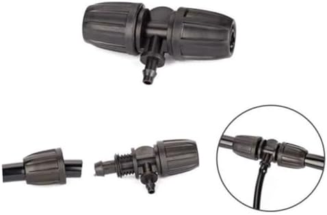 Veemoon 3/8 Barb Lock Hose Connector - 50Pcs Drip Irrigation Tubing Fittings for Efficient Watering - Image 3