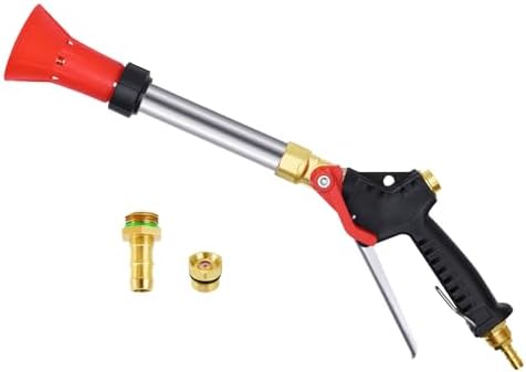 Heavy Duty Adjustable Spray Gun, 3/8"Brass Hose Barb, Agricultural Spray Gun-Up to 5.5GPM, 400 PSI by VANPET
