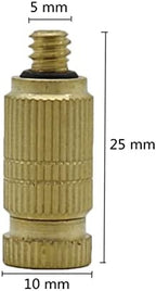 Watering Potted Plants Bottle Caps Spilli Brass High Pressure Mist Cooling Nozzle with External Thread Garden Tools and Equipment Industrial System 1 Piece(0.2mm) - Image 3