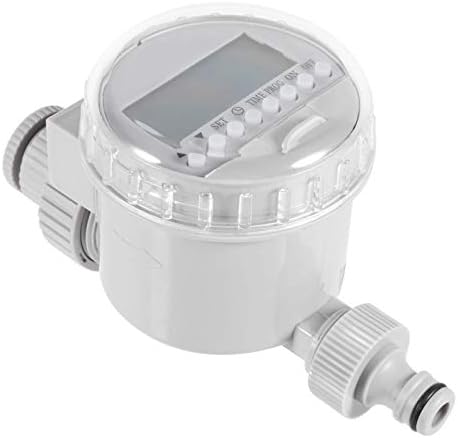 Solar Water Timer LCD Automatic Irrigation Controller with 16 Programs Solar Powered Operation Using Rechargeable Batteries Clear Rainproof Display for Lawn Garden Drip System - Image 6