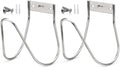 JBscoop Garden Hose Holder Stainless Steel Small Wall Mount Garden Hose Hook, Ideal for Water, Air, Hydraulic Hose, Ropes, Extension Cords Heavy Duty & Rust Proof Large Set of 2 by JBscoop