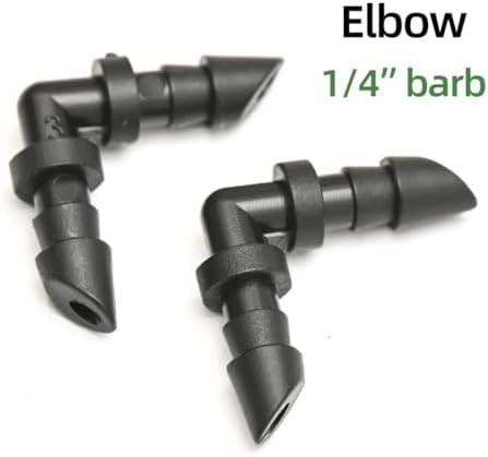 1/4" PVC Hose Barb Coupling Connector Automatic Drip Irrigation Connectors Garden Watering System Water Pipe(50pcs) - Image 3