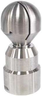 1pcs 3/8"-2"BSPT SS316 Stainless Rotary Spray Ball Female Thread Tank Cleaning Head 360 Degree Coverage Wash Fittin(1.5 female thread) by HighQualityFlagship