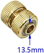 Hose Connector Adapter 5pc 1/2 3/4 Inch Hose Repair Joint Brass 12mm/16mm Hose Joint Garden Greenhouse Water Pipe Adapter (Color : 3I4) - Image 6