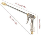 Garden Irrigation Hidrolimpiadora Metal Sprinkler Hose Nozzle Adjustable High Pressure Water Gun Wash Lances Foam(Golden Gun) - Image 3