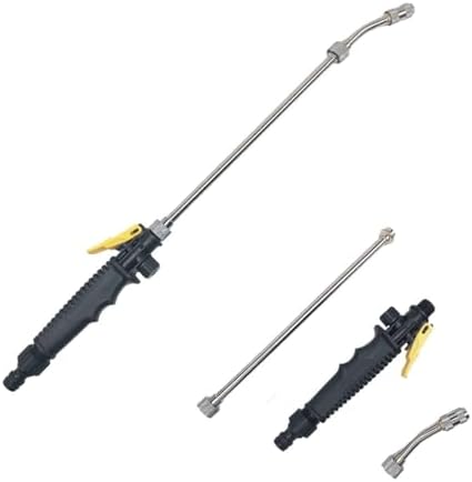 Garden Sprinkler Hydro High Pressure Power Washer Water Gun Hose Nozzle Spray with Foam Pot Car Wash Cleaning by Unknown