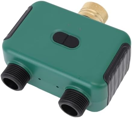 Zunate Smart Dual Zone Water Timer for Garden Hose, IP55 Outdoor 2 Outlet Sprinkler Controller with Brass Inlet and Child Lock for Automated Irrigation G3/4in - Image 4