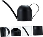 DOITOOL Stainless Steel Watering Can with Long Spout Ergonomic Handle for Indoor and Outdoor Plants Gardening Equipment Black Metal Watering Pot - Image 3