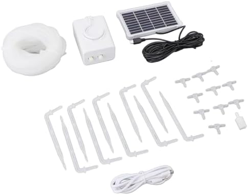 Solar Automatic Plant Waterer, Smart Timer Drip System for Garden, 10 Tubes - Image 4
