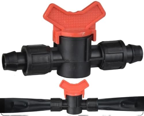 16mm 5/8" Drip Irrigation Tape Shut-Off Valve End Plug Connector Lock Garden Watering System Greenyhouse to p/;vc Hard Pipe(KSL02-334-10PCS) by Unknown