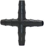 Quick Connect Garden Hose 1/4" Cross Connector 4/7 Hose 4 Way Divider Garden Irrigation Barb Drip Irrigation Fitting 1000 Pcs (Color : Black) by Unknown