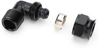 3/4 Inch 90° Equal Elbow Air System Piping Fittings with 3/4" Male Npt Thread 2 PCS, 3/4" Aluminum Black Compressed Air Line Fitting for Air Compressor Line Kit - Image 2