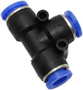 Garden Hose Connector 8 Mm Hose Connector Plastic Joint For Low Pressure Mist Cooling Nozzle Greenhouse Agriculture Misting System Connector 50 Pcs (Color : 3 way connector, Diameter : 8mm) by Unknown