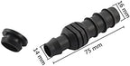 Garden Plumbing Adapter DN20 to DN16 Pipe Barb Straight Through Two-Way Connector 17mm Sealing Ring Drip Irrigation Tool Hose Connector Plumbing Pipe Fittings (Color : Black) - Image 3