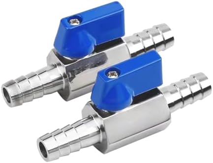 2Pcs Shut Off Valve 3/4" Hose Barb Ball Valve for Water Fuel Air - Image 3