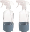 Operitacx 2pcs Plant Mister - 16.9oz Glass Spray Watering Bottle for Indoor & Outdoor Plants - Decorative Transparent Garden Sprayer for Spring Gardening, Cleaning, Hair, Pets Care by Operitacx