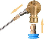 FIXFANS Pressure Washer Pivoting Coupler, Pressure Washer Hose Reel With Hose 3/8" X 50 FT - Image 3