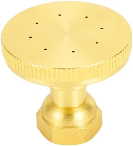 Fountain Nozzle Adjustable 8-Hole Brass Sprayer Nozzle M14 Atomizing Spray Fitting Hose Garden Sprinkler Misting Nozzles(Straight) by Unknown