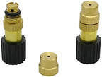 Garden Lawn Sprinkler Irrigation System Atomized Brass Nozzle Sprayer Drip Irrigation Plant Watering Sprinkler Garden Sprayer Greenhouse Cooling System 15 Pieces - Image 2