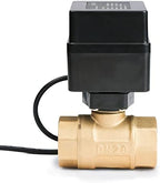 U.S. Solid Motorized Ball Valve- 3/4" Brass Ball Valve with Full Port, 9-36V AC/DC, 2 Wire Auto Return Setup, Normally Open (N/O) - Image 5
