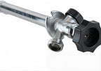 Frost Free Sillcock 6 Inch with Vacuum Breaker - Push Fit Connection - Lead-Free Brass Outdoor Faucet, Anti-Siphon Freeze Proof Hose Bibb, Tool-Free Installation for PEX/Copper/CPVC - Image 2