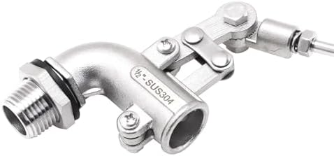 Adjustable Float Ball Valves - 1/2" NPT Male Thread Stainless Steel 304 Elbow Flow Control Float Valve for Automatic Water Level Control Tank Pond Water Tower - Image 7