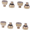 Sosoport 60pcs Brass Misting Nozzles Mist Spraying Nozzles Precision Design for Misting Cooling System by Sosoport