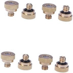 Sosoport 60pcs Brass Misting Nozzles Mist Spraying Nozzles Precision Design for Misting Cooling System by Sosoport