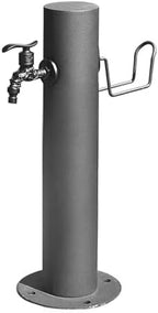 Outdoor Water Column with Faucet and Spray Gun, Anti-Freeze Spigot with Hose Holder, Side/Bottom Inlet for Garden Irrigation and Car Washing by Unknown