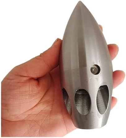 Stainless Steel Sewer Jetter Nozzle, 1" Female, Front 1 Back 8 by Unknown