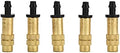 100PCS Single Hook Copper Atomizing Nozzle Mister Nozzles Drip Irrigation,for 4/7 Hose or Transfer to 8/11 Tube,Stable Spraying,360 Full Circle Spraying by Unknown