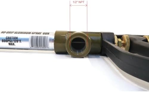 The ROP Shop Jet Stream 22" No-Drip Trigger Spray Gun with Aluminum Barrel, 800 PSI, 8.0 GPM - Industrial & Agricultural Use - Image 2