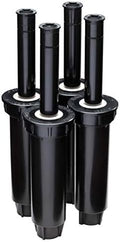 Rain Bird 1804DSF4PK Professional Dual Spray Pop-Up Sprinkler, 360° Full Circle Pattern, 8' - 15' Spray Distance, 4" Pop-up Height, 4-Pack by RainBird