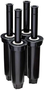 Rain Bird 1804DSF4PK Professional Dual Spray Pop-Up Sprinkler, 360° Full Circle Pattern, 8' - 15' Spray Distance, 4" Pop-up Height, 4-Pack by RainBird
