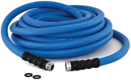 AG-Lite AL3425 3/4" x 25' Rubber Garden Hose with Brass Fittings - Image 2