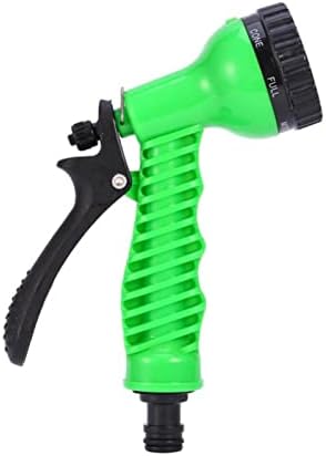 Garden Hose Pipe Spray Gun- Water Spray Gun Soft Grip Handle Multi Pattern Water Sprayer Watering Irrigation Garden Accessories (Color : Green) by Unknown