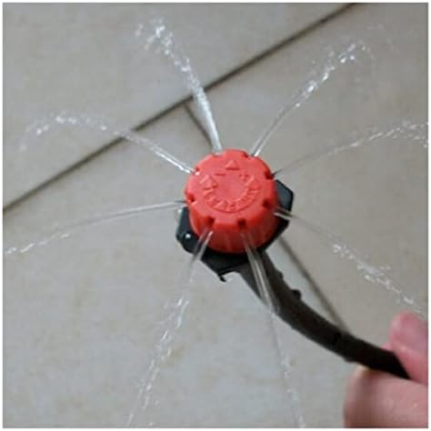Gardening Irrigation Dripper 15 Pieces of Adjustable 8-Hole Red Dripper Button Drip Irrigation Sprinkler Garden Flower Plant Watering Sprinkler - Image 4
