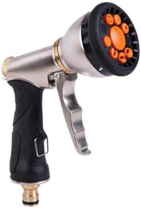 9 Function Garden Hose Nozzle, Zinc Alloy Spray Gun by Unknown