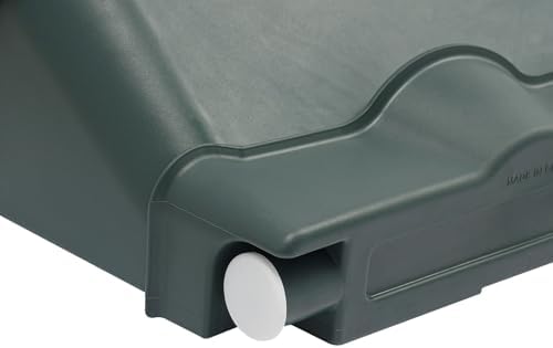 Vertical Wall Planter for Indoor Plant-Walls Mounted Pot with 6 Drainage Tray 24 Pack, 13" Planter w/6.56ft Drainage Pipe for Decor, Plastic Pots Balcony Planters (24, Army Green) - Image 7