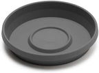 Bloem Terra Plastic Saucer Tray for 12" Terra Planters, Charcoal, 6-Pack - Image 3