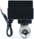 U.S. Solid Motorized Ball Valve- 1/2" Stainless Steel Ball Valve with Full Port, 9-36V AC/DC, 2 Wire Auto Return Setup, Normally Closed (N/C) - Image 5