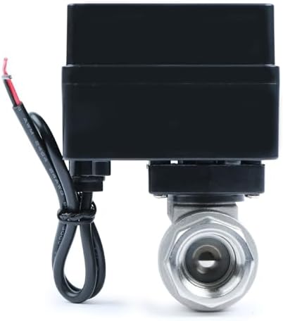 U.S. Solid Motorized Ball Valve- 1/2" Stainless Steel Ball Valve with Full Port, 9-36V AC/DC, 2 Wire Auto Return Setup, Normally Closed (N/C) - Image 5